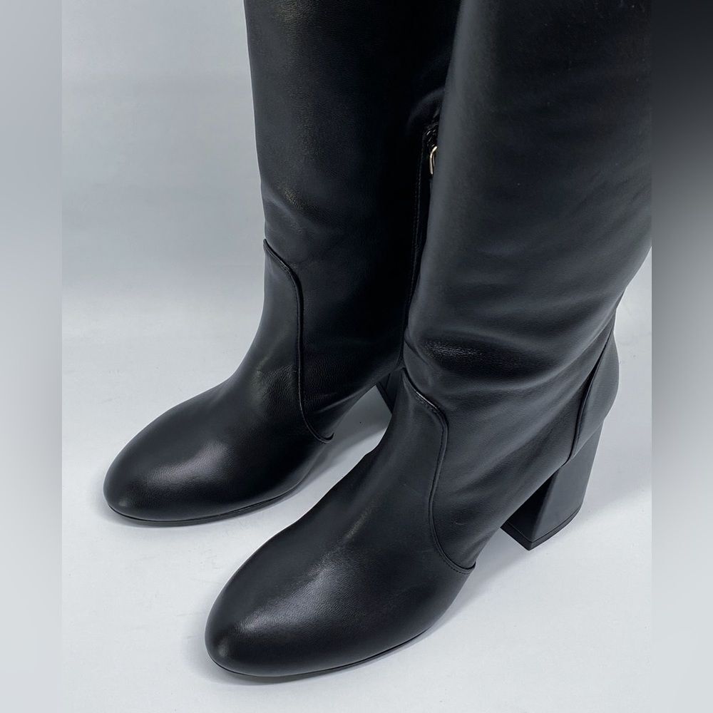 Stuart Weitzman Block Heel Mid Calf Boot size 6 - image 3